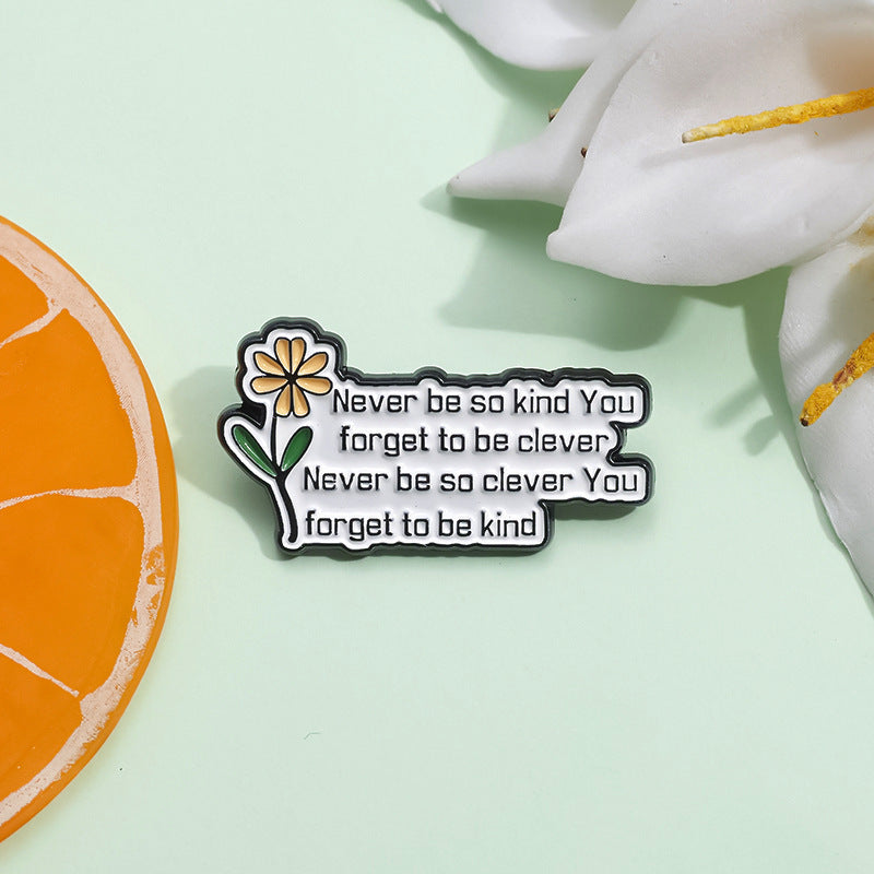 All-matching Simple Style Badge Fixed Safety Pin