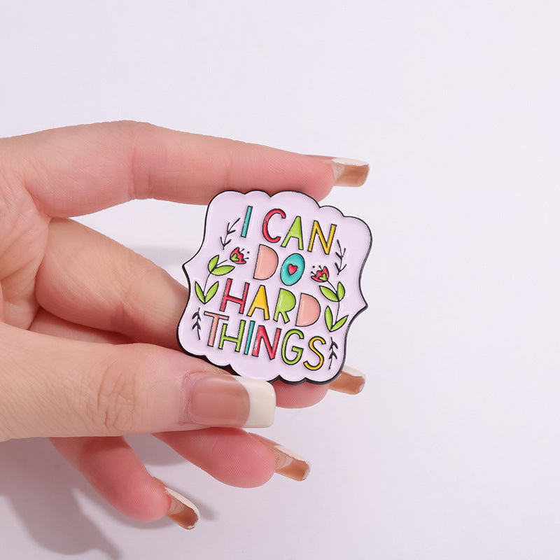 All-matching Simple Style Badge Fixed Safety Pin