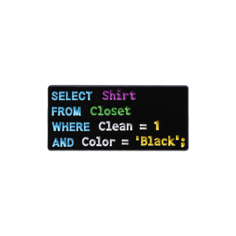 All-matching Simple Style Badge Fixed Safety Pin
