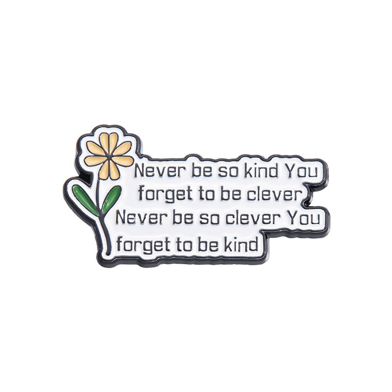 All-matching Simple Style Badge Fixed Safety Pin