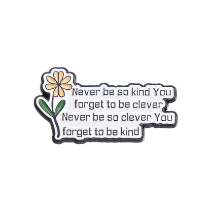 All-matching Simple Style Badge Fixed Safety Pin