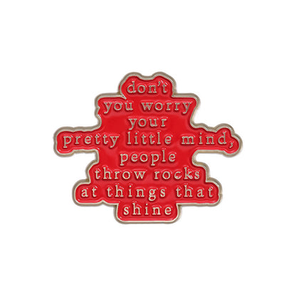All-matching Simple Style Badge Fixed Safety Pin