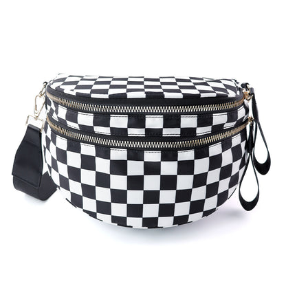 Fashionable All-match Oxford Cloth Large Capacity Waist Bag
