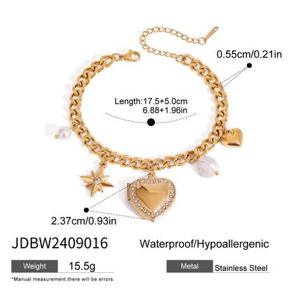 Love Titanium Steel Bracelet Does Not Fade Hand Jewelry