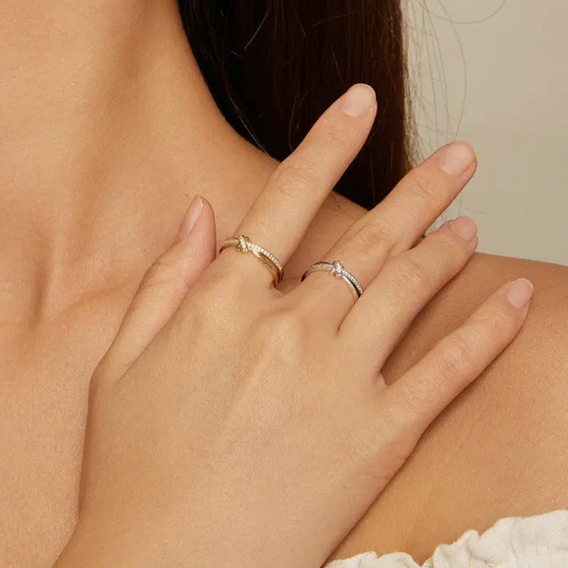 Women's Simple Fashion Ins European And American Style Forefinger Ring